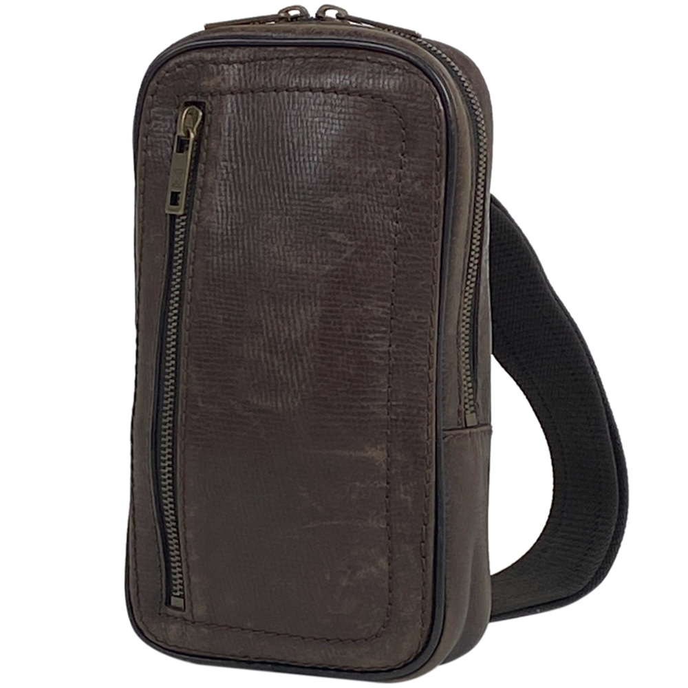 Louis Vuitton Siu Shoulder Bag Leather Brown